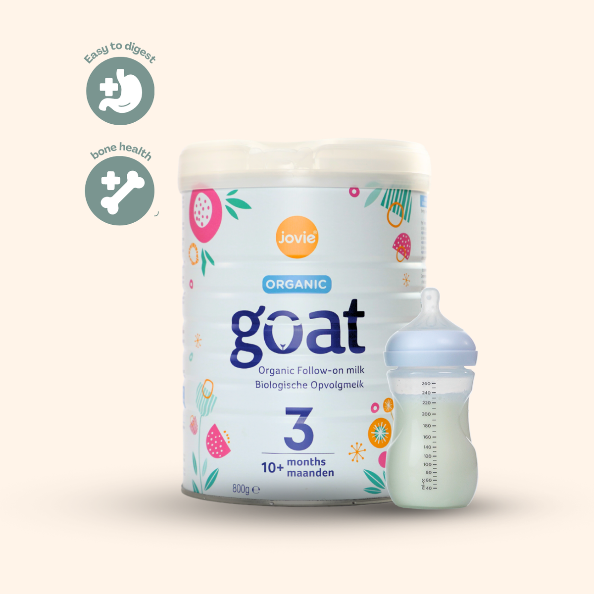 Jovie Goat Milk Stage 3 Organic Baby Formula (800g)