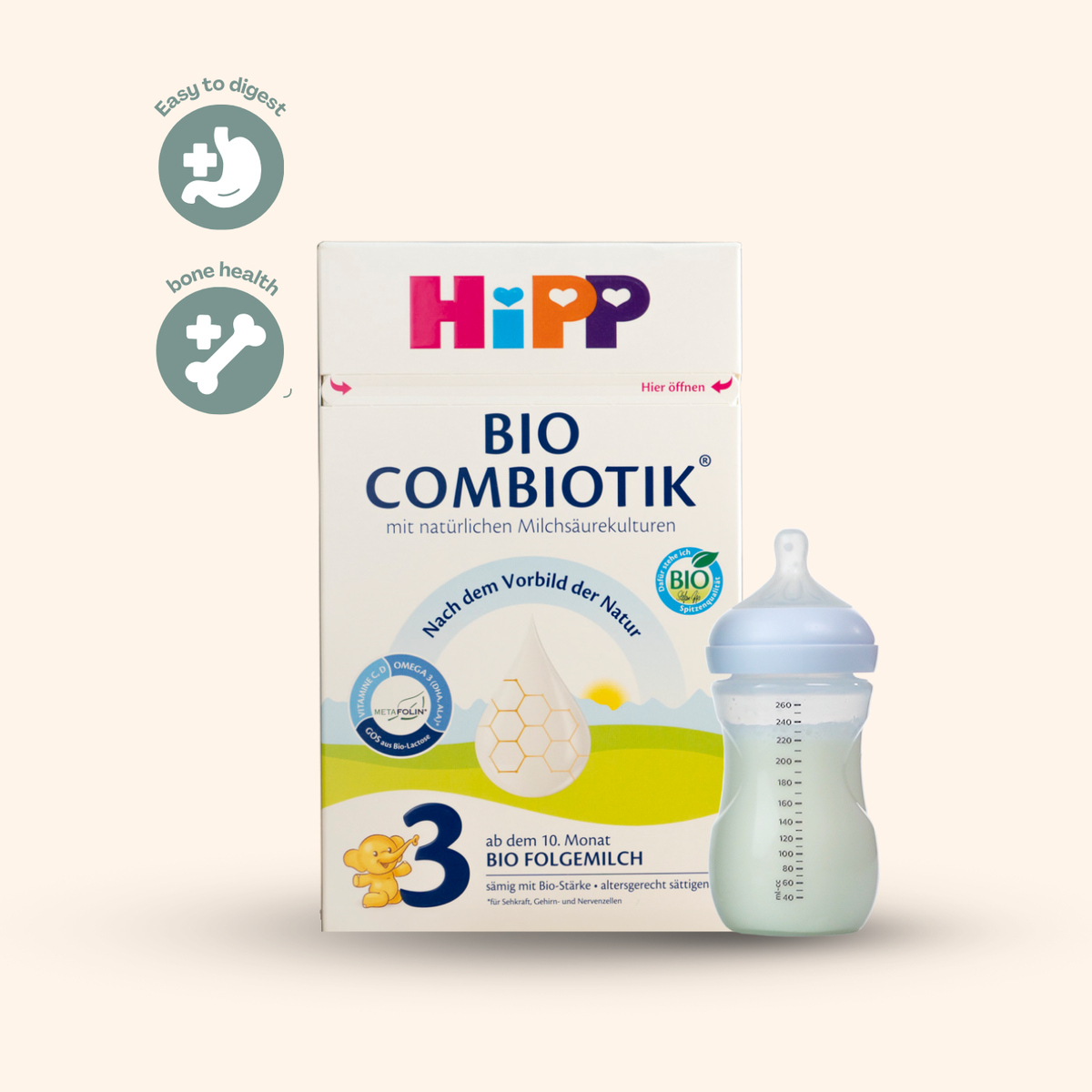 HiPP German Stage 3 Baby Formula Bio Combiotik (600g)