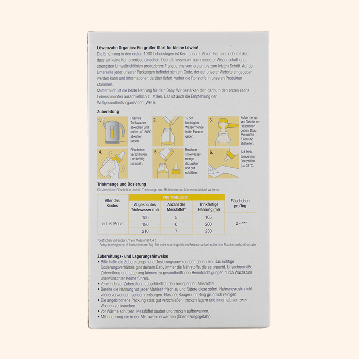 Löwenzahn Organics Goat Stage 2 (500g)