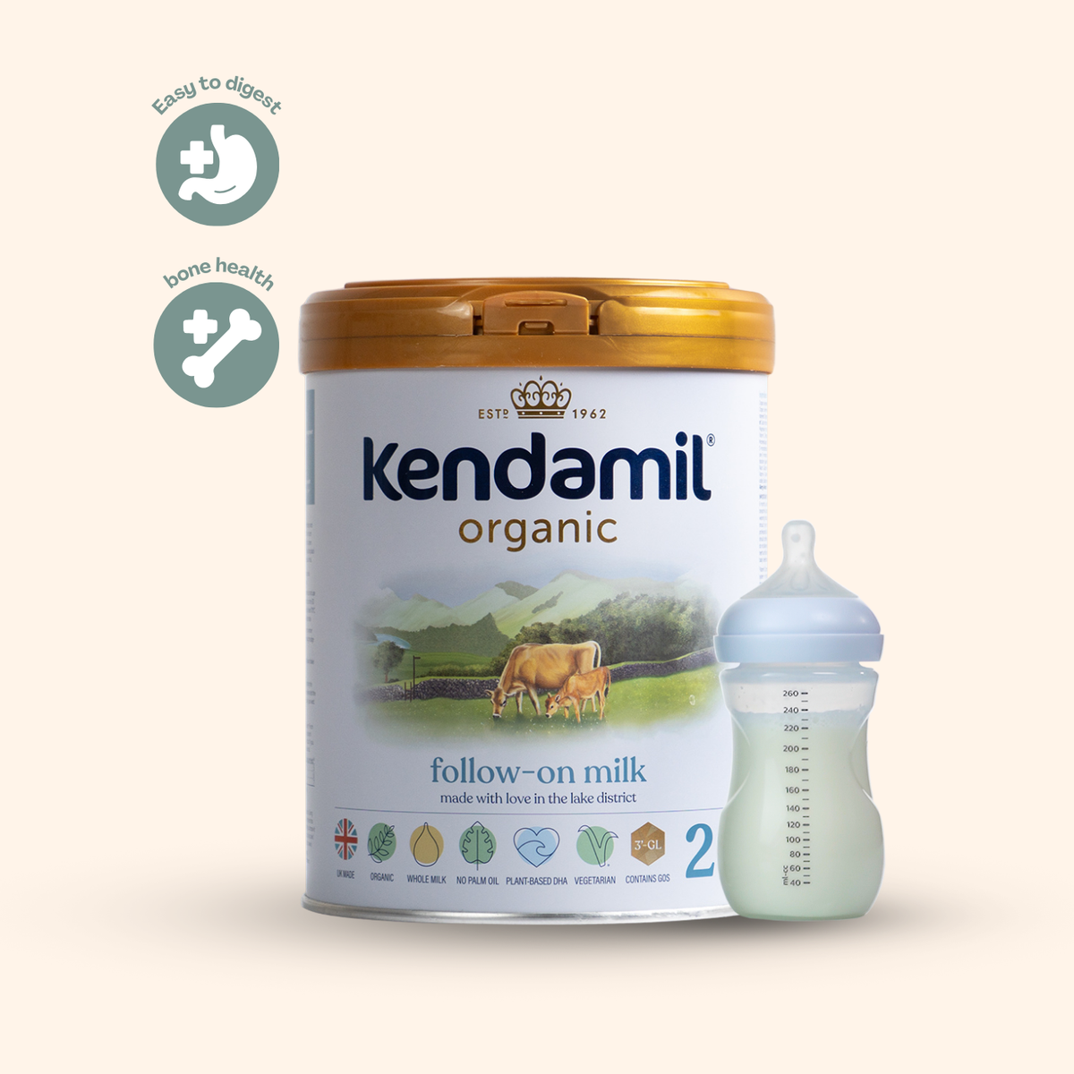 Kendamil Stage 2 Organic Baby Formula (800g)