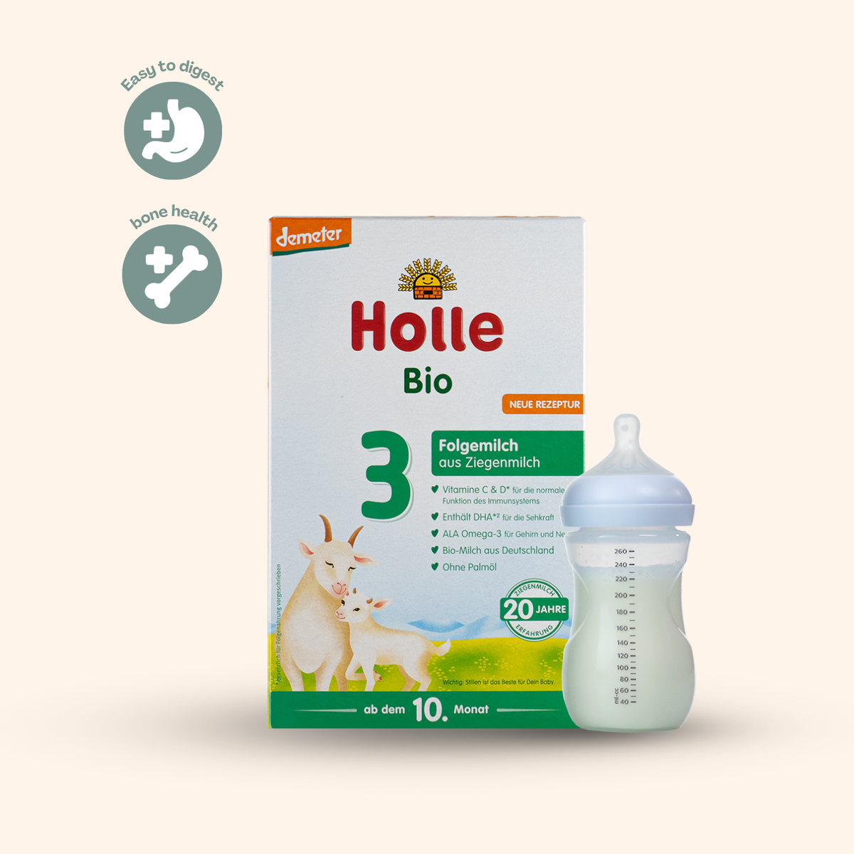Holle Goat Stage 3 Organic Baby Formula 400g)