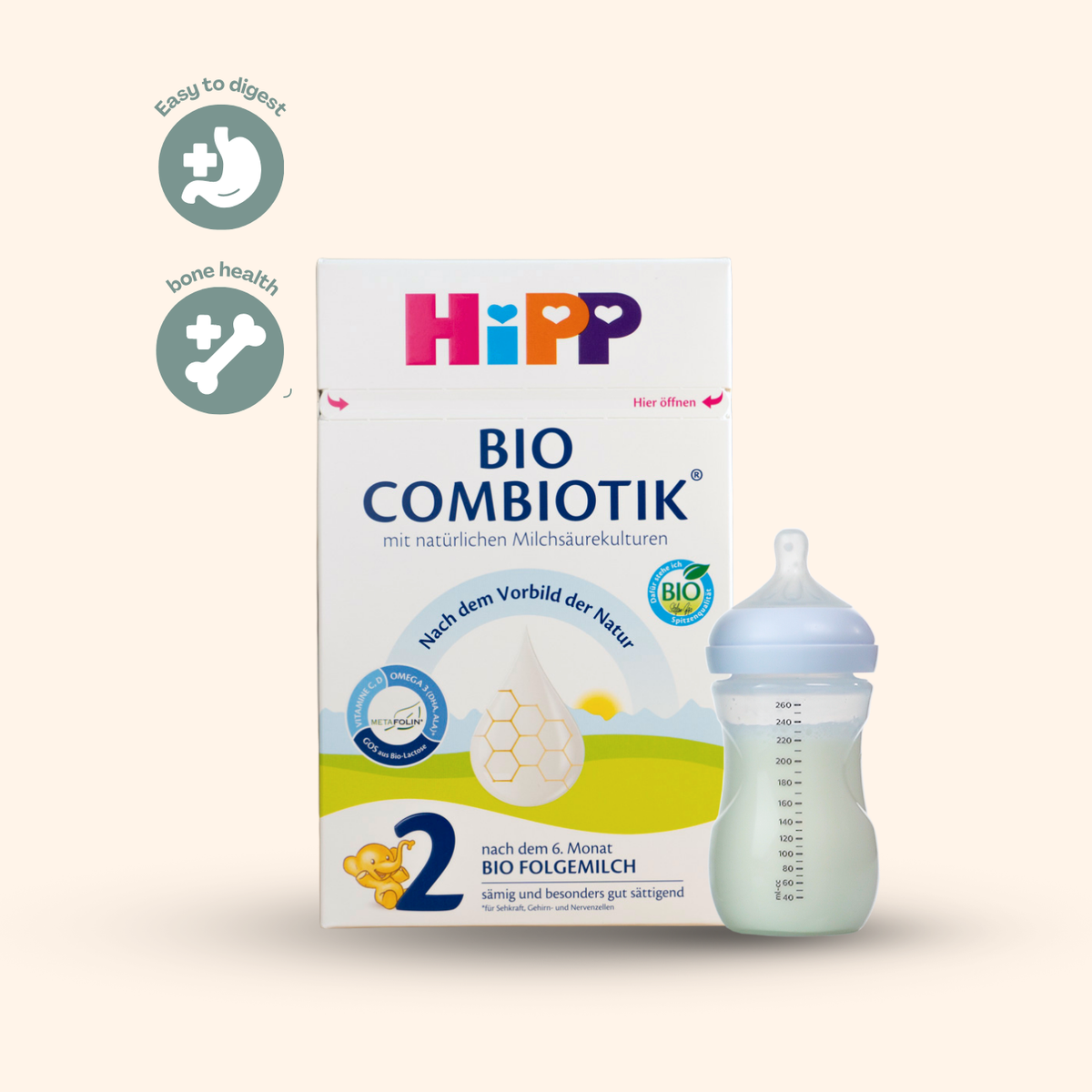 HiPP German Stage 2 Baby Formula Bio Combiotik (600g)