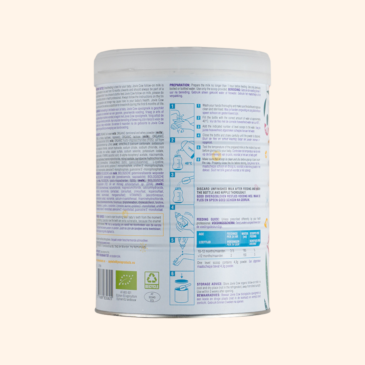 Jovie Stage 3 Cow Milk Formula (800g)