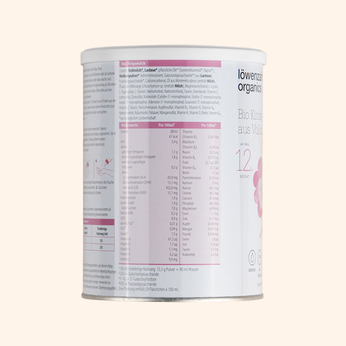 Löwenzahn Whole Cow's Milk Formula Stage 3 (400g)