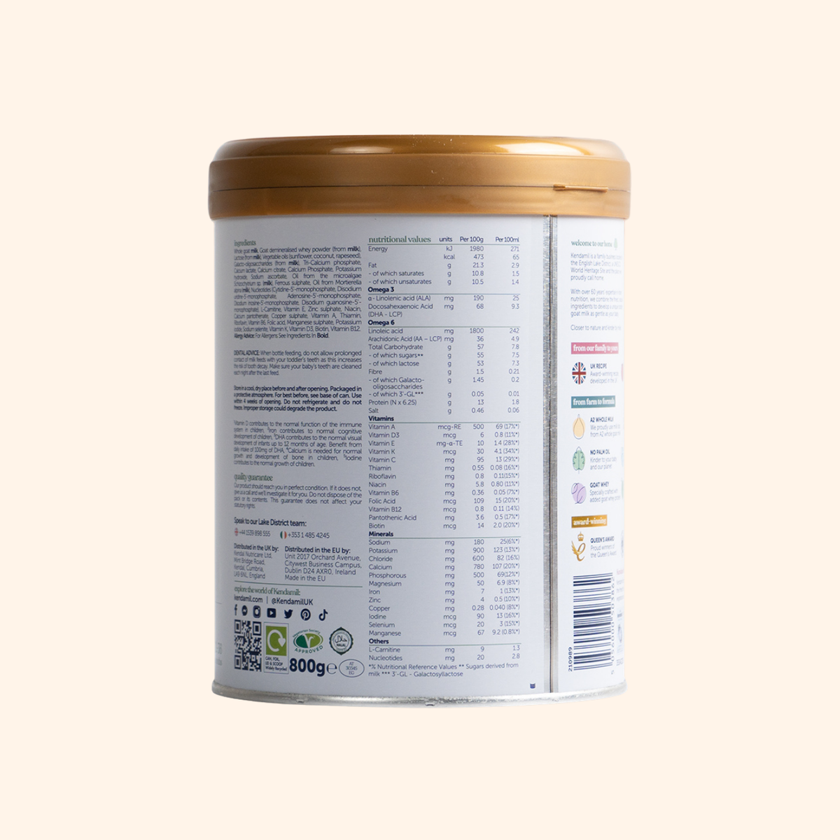 Kendamil Goat Milk Formula Stage 3 (800g)